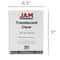 JAM Paper Clear Translucent 8.5" x 11" 28lb. Vellum, 100 Sheets
